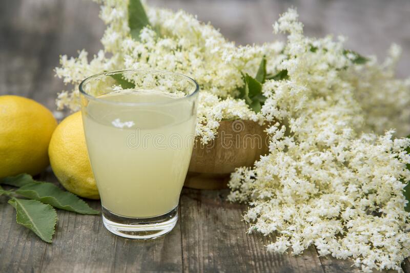 citronnade-de-sureau-frais libre de droit-214187265